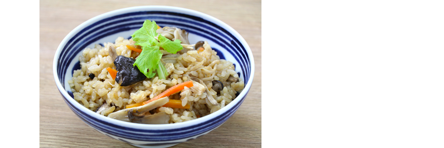 きのこの炊き込みご飯